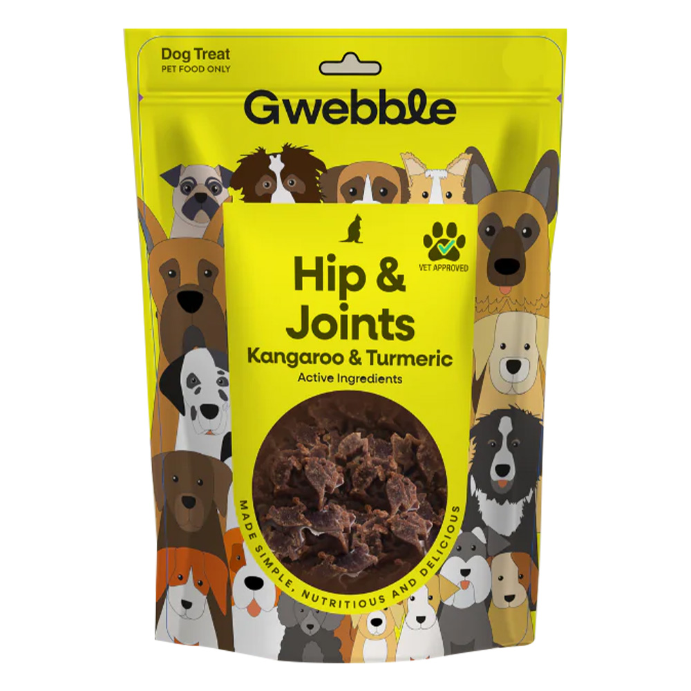 Gwebble Hip & Joint Kangaroo & Turmeric Dog Treats